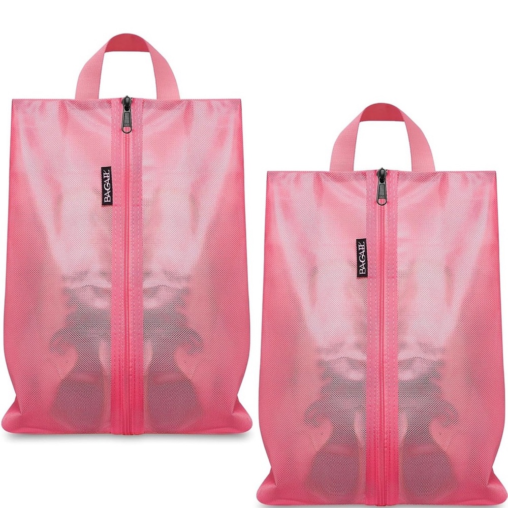NEW Coral 2 Set Travel Shoe Bags for Travel and Storage